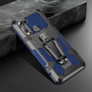 For Motorola One Fusion Armor Warrior Shockproof PC + TPU Protective Case(Blue)