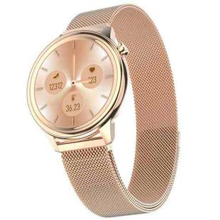 F80 1.3 inch TFT Color Screen IP68 Waterproof Women Smart Watch, Support Body Temperature Monitor / Blood Pressure Monitor / Menstrual Cycle Reminder(Gold)