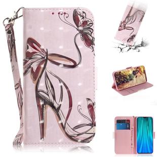 For Xiaomi Redmi Note 8 Pro 3D Colored Drawing Horizontal Flip Leather Case with Holder & Card Slot & Wallet & Lanyard(High-Heeled)