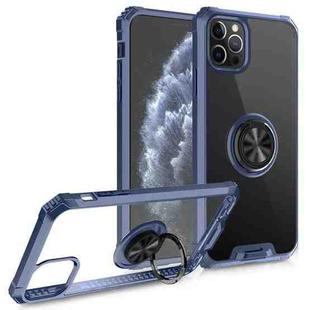 Armor Ring PC + TPU Magnetic Shockproof Protective Case For iPhone 11 Pro Max(Blue)
