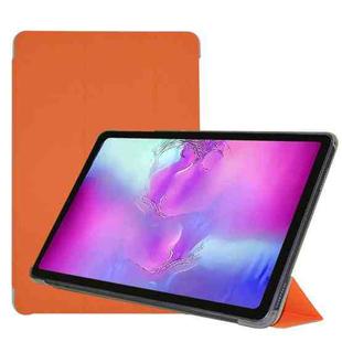 For Alldocube iPlay 40 Broken Star Texture Horizontal Flip Leather Protective Case with Holder(Vibrant Orange)