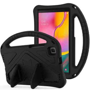 For Samsung Galaxy Tab A 8.0 (2019) T290 / T295 EVA Flat Anti Falling Protective Case Shell with Holder(Black)