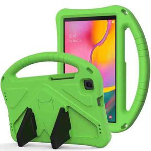 For Samsung Galaxy Tab A 8.0 (2019) T290 / T295 EVA Flat Anti Falling Protective Case Shell with Holder(Green)
