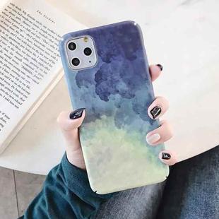 For iPhone 12 mini Water Stick Style Hard Protective Case (Literary Ink Painting)