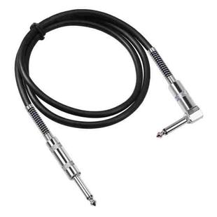 TC048SL 6.35mm Plug Straight to Elbow Electric Guitar Audio Cable, Cable Length:1.8m