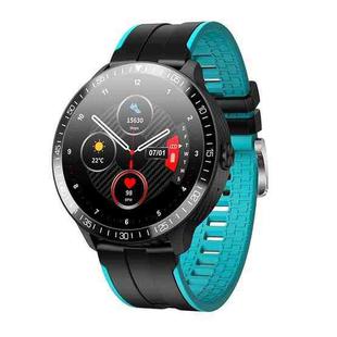 MT16 1.28 inch TFT Color Screen IP67 Waterproof Smart Watch, Support Sleep Monitor / Body Temperature Monitor / Bluetooth Call, Style:Silicone Strap(Blue)