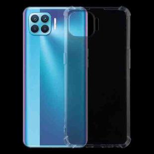 For OPPO F17 Pro / A93 / Reno4 Lite / RenoF Four-Corner Shockproof Ultra-thin TPU Case(Transparent)