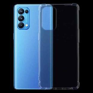 For OPPO Reno5 Pro 5G Four-Corner Shockproof Ultra-thin TPU Case(Transparent)