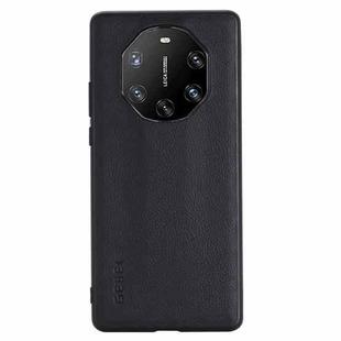 For Huawei Mate 40 RS GEBEI Full-coverage Shockproof Leather Protective Case(Black)