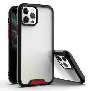 Bright Shield PC + TPU Protective Case For iPhone 12 Pro Max(Black + Red)