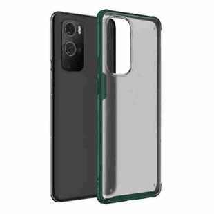 For OnePlus 9 Pro Four-corner Shockproof TPU + PC Protective Case(Green)