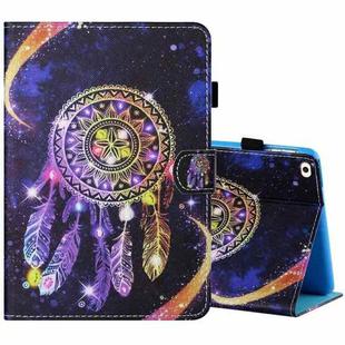 Sewing Thread Horizontal Painted Flat Leather Case with Pen Cover & Anti Skid Strip & Card Slot & Holder & Sleep / Wake-up Function For iPad Air(Starry Sky Wind Chimes)