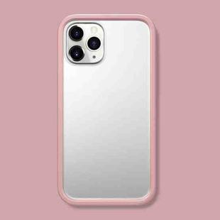 X-level Ultimate Series Liquid Silicone Frame + Frosted Back Panel Protective Case For iPhone 12 Pro Max(Pink)