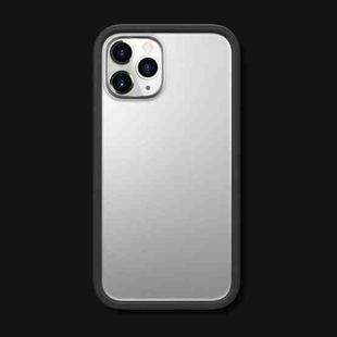 X-level Ultimate Series Liquid Silicone Frame + Frosted Back Panel Protective Case For iPhone 12 Pro Max(Black)