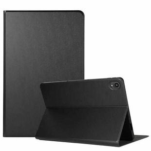 For Lenovo Tab P11 (TB-J606F) Voltage Craft Texture TPU Horizontal Flip Protective Case with Holder(Black)