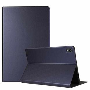 For Lenovo Tab P11 (TB-J606F) Voltage Craft Texture TPU Horizontal Flip Protective Case with Holder(Dark Blue)