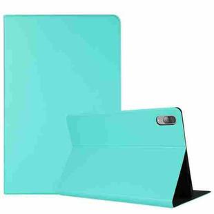 For Lenovo Tab P11 Pro (TB-XJ706F) Voltage Craft Texture TPU Horizontal Flip Protective Case with Holder(Mint Green)