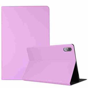 For Lenovo Tab P11 Pro (TB-XJ706F) Voltage Craft Texture TPU Horizontal Flip Protective Case with Holder(Purple)