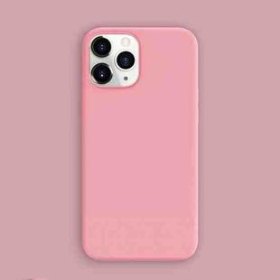 X-level Fancy Series Liquid Silicone Full Coverage Protective Case For iPhone 12 / 12 Pro(Pink)