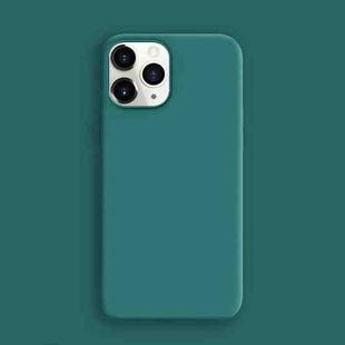 X-level Fancy Series Liquid Silicone Full Coverage Protective Case For iPhone 12 Pro Max(Green)