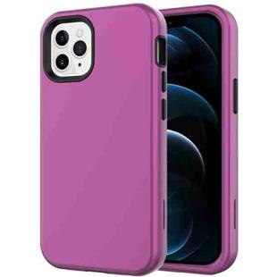 Shockproof PC + TPU Protective Case For iPhone 12 Pro Max(Dark Purple)