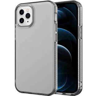 Shockproof Transparent Protective Case For iPhone 12 Pro Max(Black)