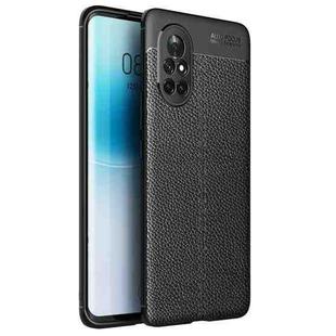 For Huawei nova 8 5G Litchi Texture TPU Shockproof Case(Black)