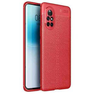 For Huawei nova 8 5G Litchi Texture TPU Shockproof Case(Red)