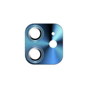 For iPhone 12 mini TOTUDESIGN AB-065 Armor Series Aluminum Alloy Tempered Glass Integrated Lens Film(Blue)