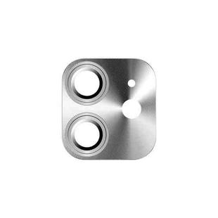 For iPhone 12 mini TOTUDESIGN AB-065 Armor Series Aluminum Alloy Tempered Glass Integrated Lens Film(Silver)