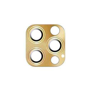 For iPhone 12 Pro TOTUDESIGN AB-065 Armor Series Aluminum Alloy + Tempered Glass Integrated Lens Film(Gold)