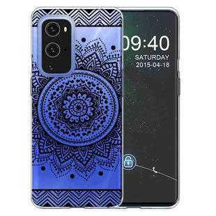 For OnePlus 9 Colored Drawing Pattern Highly Transparent TPU Protective Case(Mandala)