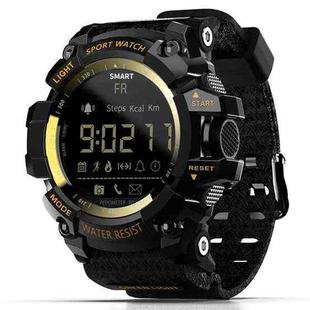 Lokmat MK16 LCD Screen 50m Waterproof Smart Watch, Support Information Reminder / Remote Camera / Walking Motion Monitor(Gold)