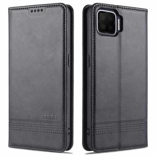 For Oppo A73(4G)2020 AZNS Magnetic Calf Texture Horizontal Flip Leather Case with Card Slots & Holder & Wallet(Black)
