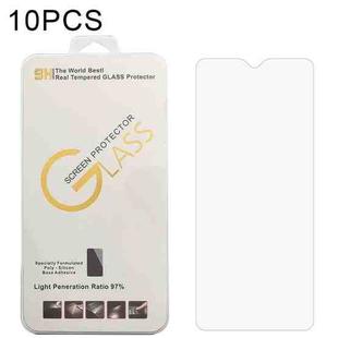 For Blackview A60 Pro 10 PCS 0.26mm 9H 2.5D Tempered Glass Film