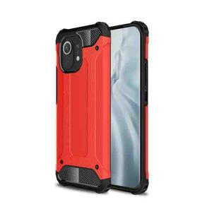 For Xiaomi Mi 11 Magic Armor TPU + PC Combination Case(Red)