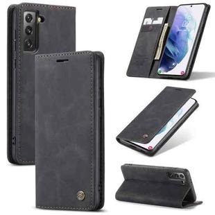 For Samsung Galaxy S21 5G CaseMe 013 Multifunctional Horizontal Flip Leather Case with Holder & Card Slot & Wallet(Black)