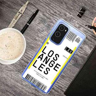 For OnePlus 9 Boarding Pass Series TPU Phone Protective Case(Los Angeles)