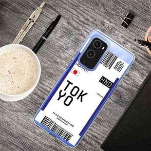 For OnePlus 9 Pro Boarding Pass Series TPU Phone Protective Case(Flag Tokyo)