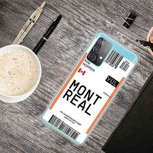 For Samsung Galaxy A32 5G Boarding Pass Series TPU Phone Protective Case(Montreal)