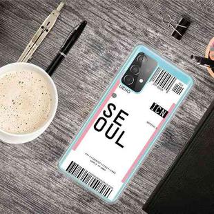 For Samsung Galaxy A32 5G Boarding Pass Series TPU Phone Protective Case(Seoul)