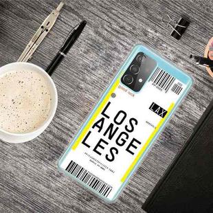 For Samsung Galaxy A32 5G Boarding Pass Series TPU Phone Protective Case(Los Angeles)
