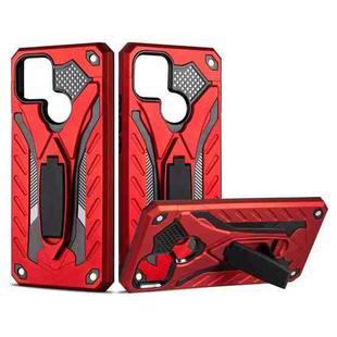 For OPPO A15 Shockproof TPU + PC Protective Case with Holder(Red)