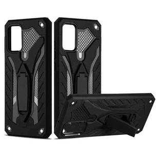 For Samsung Galaxy A02s (US Version) Shockproof TPU + PC Protective Case with Holder(Black)