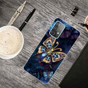 For Samsung Galaxy A32 5G Shockproof Painted Transparent TPU Protective Case(Jewel Butterfly)