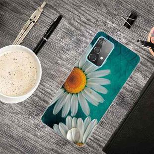 For Samsung Galaxy A52 5G / 4G Shockproof Painted Transparent TPU Protective Case(Chrysanthemum)
