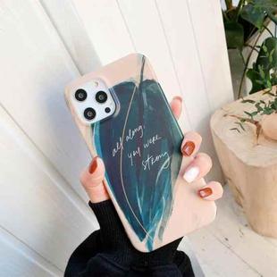 For iPhone 11 Pro Max Watercolor Painting Series Half Coverage IMD Workmanship Protective Case (DX-51)