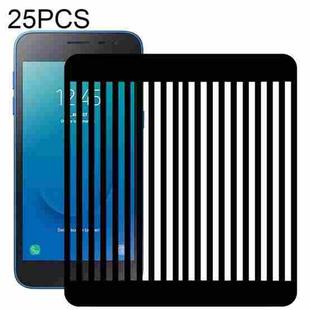 For Samsung Galaxy J2 Core 2020 25 PCS Full Glue Full Screen Tempered Glass Film