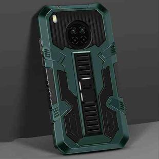For Huawei Y9a Vanguard Warrior All Inclusive Double-color Shockproof TPU + PC Protective Case with Holder(Graphite Green)