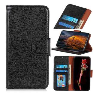 For Motorola Moto E7 (2020) Nappa Texture Horizontal Flip Leather Case with Holder & Card Slots & Wallet(Black)